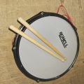 10/ 12 inch Snare Drum Side drum with Drum Stick Pair, Belt 10'' 12'' Snare Drum with Drumsticks and strap Head Drumstick Shoulder Strap Drum Mousse Student Band Key for Percussion Instrument Kids Drum. 