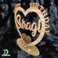 Customized Wooden Gift With Your Name & Wishes For Happy Birthday gift anniversary Gift wedding gift lover gift valentine gift. 