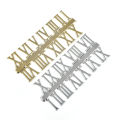 Stick on clock numbers roman numerals 2.3cm art craft dial sticking gold 1 set JINGHONG. 
