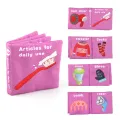 Armani Fsjaings Supply of baby English palm three-dimensional cloth book, newborn soft book, early education baby cloth book. 