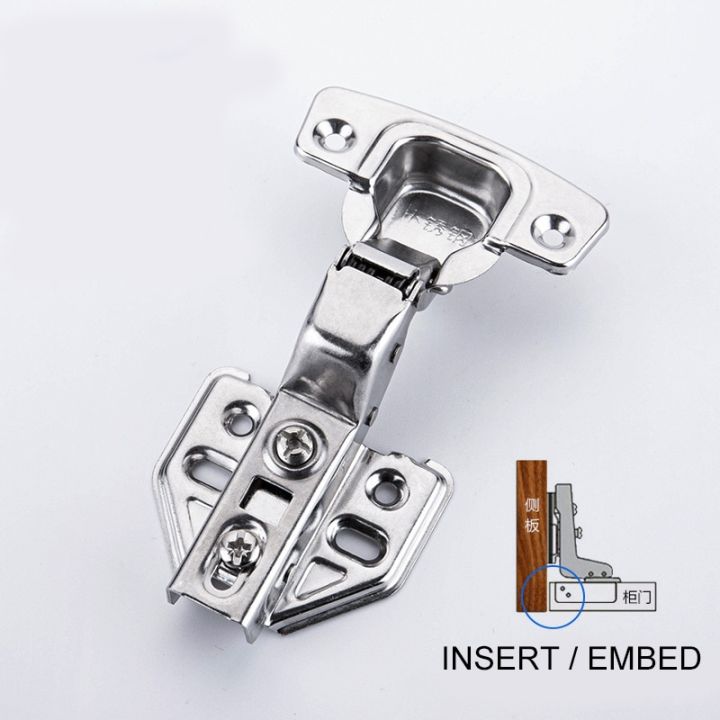 Furniture Hardware Hinge Stainless Steel Door Hydraulic Hinges Damper Buffer Soft Close for Cabinet Door Cupboard