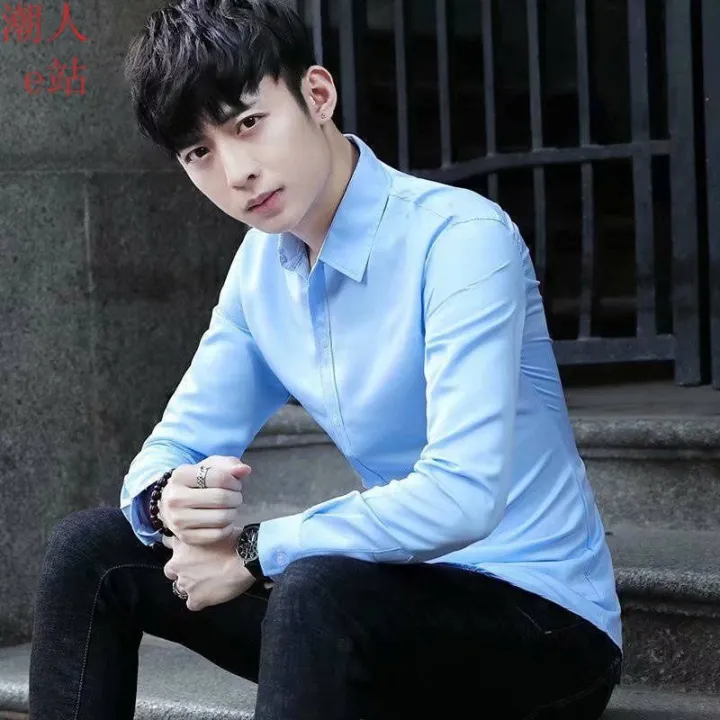 Autumn%20Winter%20Shirt%20Men's%20Long%20Sleeve%20Casual%20Formal%20Wear%20Korean%20Style%20Trendy%20Slim%20Fit%20Printed%20Men's%20Shirt%20Summer%20Inch%20Clothes%20Men's%20Fashion%20-%20Image%207