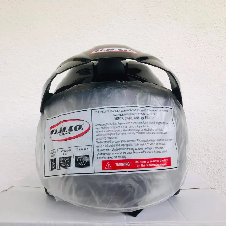 H.H.Co%20Flash%20Black%20Silver%20Shine%20Motor%20Bike%20Helmet%20SLS%20Certified%20-%20Image%206