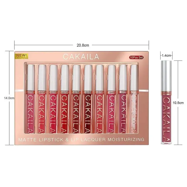 10/6%20PCS%20Lipstick%20Set%20Makeup%20for%20women%20Waterproof%20Long%20lasting%20Cosmetics%20Korean%20makeup%20Matte%20lipstick%20-%20Image%205