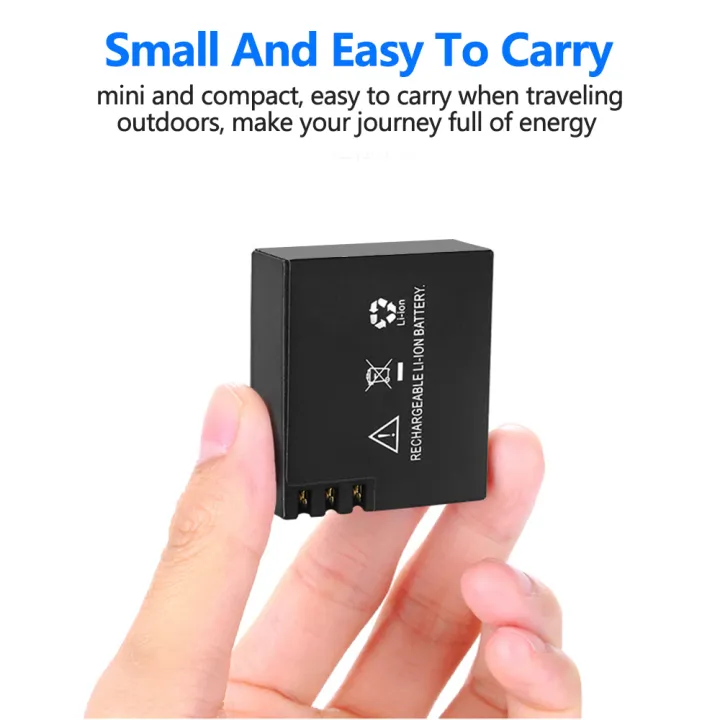 1/2pc%203.7v%20900mah%20Li-Ion%20Rechargeable%20For%20Sj4000%20Sj5000%20Sj6000%20Sj7000%20Sport%20Camera%20Replacement%20Bateria%20For%20Sj4000%20-%20Image%205