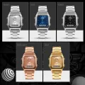 SKMEI Sports Quartz Stainless Steel Dual Display Chrono Waterproof Watch for Men 1220. 