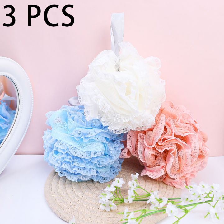 1/3Pcs%20Plus%20Size%20Bath%20Ball%20Soft%20Bath%20Flowers%20Lace%20Shower%20Scrubbers%20Body%20Wash%20Cleaning%20Tools%20Soft%20Lace%20Exfoliating%20Sponge%20Bubble%20Brush%20-%20Image%209