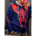 Spider Man 2099 Hoodie Miguel O'Hara Anime 3D Printing Cosplay Zipper Sweater Casual Outer Cartoon Men Clothing Sweater Top Gift. 