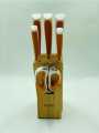 7 PCS Stainless Steel Kitchen Knife Set with Wooden Block Set Chef Bread Slicer Utility Paring Knives Kitchen Scissors. 