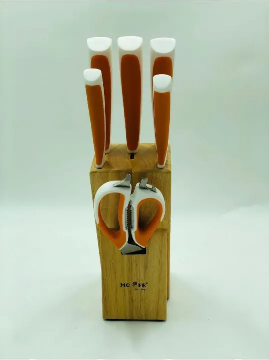 7%20PCS%20Stainless%20Steel%20Kitchen%20Knife%20Set%20with%20Wooden%20Block%20Set%20Chef%20Bread%20Slicer%20Utility%20Paring%20Knives%20Kitchen%20Scissors%20-%20Image%203