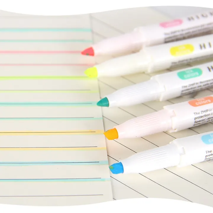 %E3%80%90Hot%E3%80%91%205%20Colors/Box%20Double%20Headed%20Highlighter%20Pen%20Set%20Fluorescent%20Markers%20Highlighters%20Pens%20Art%20Marker%20Japanese%20Cute%20Kawaii%20Stationery%20-%20Image%202