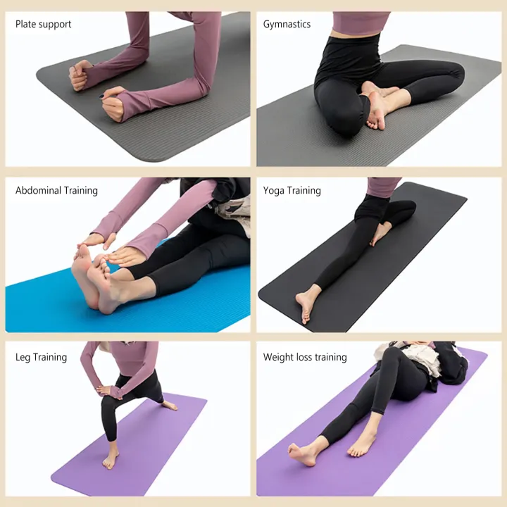 bellylady%2010mm%20Extra%20Thick%20Yoga%20Mat%20Non-slip%20High%20Density%20Anti-tear%20Fitness%20Exercise%20Mats%20With%20Carrying%20Strap%20-%20Image%206