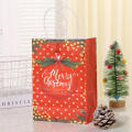 Paper Biscuit Christmas Supplies Bag Santa Claus Christmas Gift Bags Party Supplies Candy Bag. 