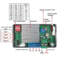 ZK-SMC02 Stepper Motor Driver Controller Motor Driver Controller Integrated Board Forward/Reverse Pulse Speed Angle ControlModule for 42 57Motor. 