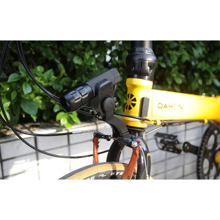 MTB%20Front%20Light%20Mount%20Bicycle%20Fork%20Light%20archmount%20Extension%20Base%20Flashlight%20Bracket%20Extender%20FOR%20DAHON%20Folding%20Bike-BLACK%20-%20Image%207