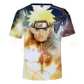 Naruto Uchiha clan T shirt men anime T shirts new summer short sleeve o-neck cotton Uchiha Sasuke T-shirt tops. 