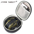ARM NEXT Shockproof Hard Carrying Case Travel Bag For Walkers Howard Leight Impact Sport Sound Amplification OD Electric Earmuff. 