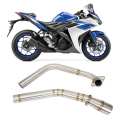 Motorcycle Modification Exhaust Middle Link Pipe for Yamaha YZF R15 MT-15 BT. 