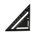 Aluminum Alloy Triangle Rule 90 Degree Thickening Angle Ruler Carpenter Measurement Square Ruler Layout Tool Measurement Tool. 