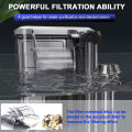 External Fish Tank Aquarium Filter Waterfall Suspension Hanging Filter Low Noise Filtration Aeration Adjustable Flow Rate with Surface Skimmer. 