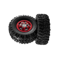 RC Car Wheel Hubs and Tires Set for MN MODEL 1/12 MN82 LC79 MN78. 