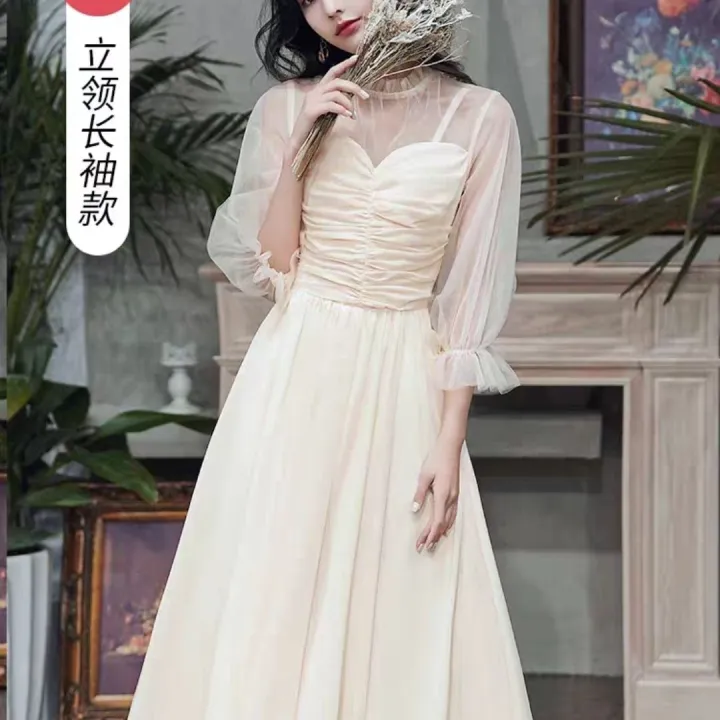 Wedding%20Champagne%20Bridesmaid%20Dress%202024%20New%20Summer%20Fairy%20Niche%20Senior%20Sisters%20Group%20Dress%20Daily%20Style%20-%20Image%206