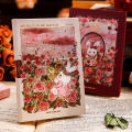 Mini Notebook Adele's Rose Manor Series Blank Page A7 Cute Pocket Book Beautiful Diary Portable Student Notepad. 