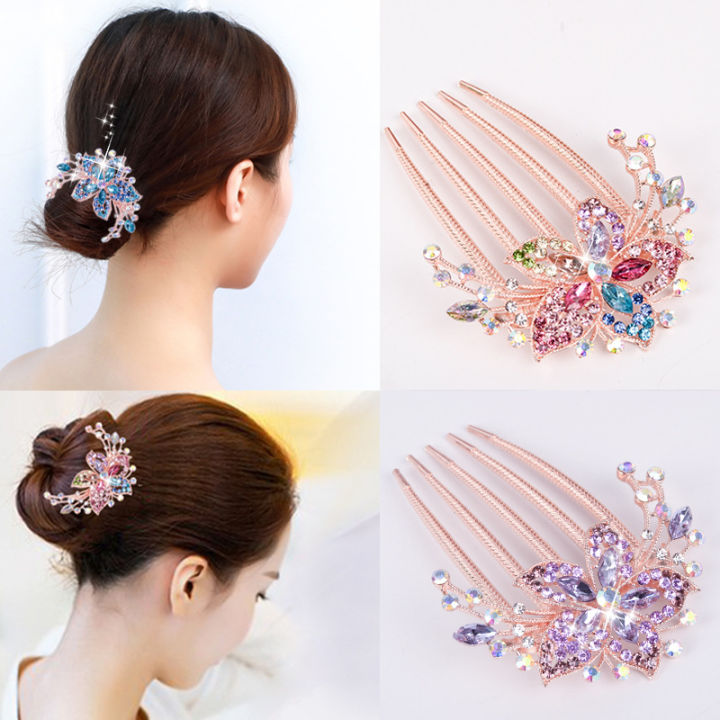 Crystal%20Hairpins%20for%20Women%20Sequin%20Rose%20Flower%20Hair%20Bows%20with%20Clips%20Rhinestone%20Hair%20Barrettes%20Hair%20Accessories%20-%20Image%204