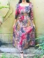 Indi floral maxi dress(null). 