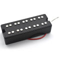 Black Open Sealed 5 String Bass Guitar Pickups Humbucker 2 Mounting Screw Hole - Neck Bridge. 