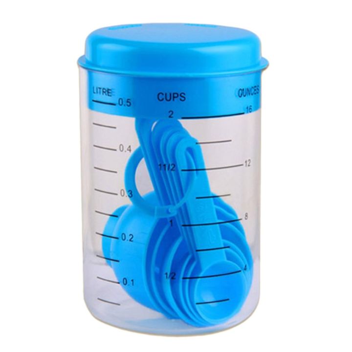 %E3%80%90SkinHorizon%E3%80%917%20Pcs%20Set%20Measuring%20Spoons%20Measuring%20Cups%20Plastic%20Baking%20Utensil%20Practical%20Kitchen%20Measure%20Tools%20Suitable%20For%20Beginner%20-%20Image%202