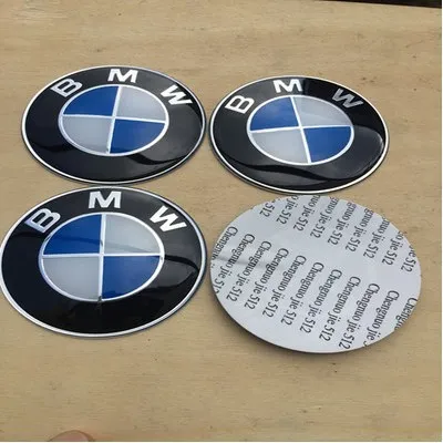 4Pcs%203D%20BMW%20Logo%20Wheel%20Hub%20Center%20Cap%20Labeling%20Of%20Steering%20Wheel%20Rim%20Shaft%20-%20Image%204