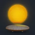 HXSJ Levitating Moon Lamp Floating Spinning Led 3D Moon Light 3 Colors Transformation Touchswitch Diameter 14Cm / 5.5Inch For Home Office Decoration Furnishing Articles Gift For Friends Students 100-240V. 