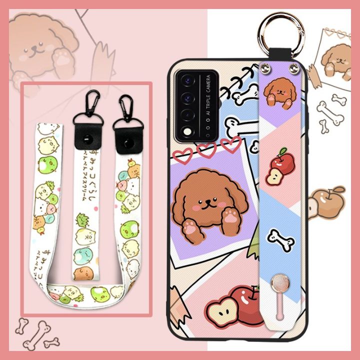 protective Waterproof Phone Case For TCL T-Mobile Revvl V+ 5G/Revvl V Plus 5G Kickstand ring Wrist Strap Wristband Cute