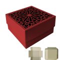 100pcs Wedding Party Cake Favour Sweets  Candy Chocolate Decorative Laser Cut Gift  Box. 