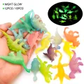 SF 12/16pcs Glow in Dark Dinosaur Model Toys Jurassic World Noctilucent Tyrannosaurus Toy Kids Action Figure Collectible Model Toys Gifts. 