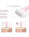 Geemy Lady Shaver GM-3073 Rechargeable Women Epilator Portable Hair Removal Trimmer Body Face Leg Bikini Lip Depilator. 