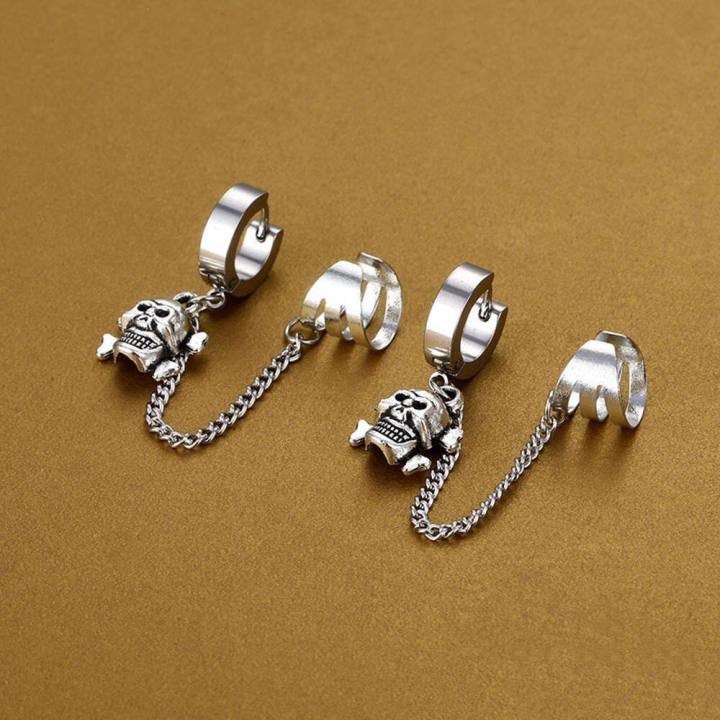 %E3%80%90ThinkWay%E3%80%91hikaw%20for%20women%20earings%20for%20women%20earrings%20earrings%20korean%20style%20Women%20Ear%20StudsFashion%20Earrings%20Hollow%20Star%20Men%20Ear%20Buckles%20Chain%20Stainless%20Steel%20Pentagram%20Cross%20Earrings%20Men%20Earrings%20Men%20Ear%20Clip%20Korean%20Style%20Earrings%20-%20Image%204