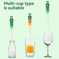 Water Bottle Cleaner Brush Silicone Detachable Scrubber Long Handle Narrow Milk Kettle Wineglass 5 In 1 Cleaner Kitchen Tool. 