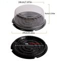 10pcs 8/6 Inch Transparent Cake Box Plastic Cake Boxes And Packaging Transparent Clear Cupcake Muffin Dome Holder Cases Wedding. 