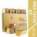 Skin Secrets 24 Carat Gold Facial Kit with Gold Dust & Sandalwood Oil for Radiant & Glowing Skin (62gm (4 easy steps))(FROM INDIA)JEZ. 