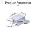Sliding Window Security Lock Easy to Install Aluminum for Dormitory Office Single Hole. 