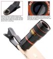 Phone Telescope Camera HD Lens Universal Clip-on 8X Zoom Cell Phone Telescope Lens For External Telescope. 
