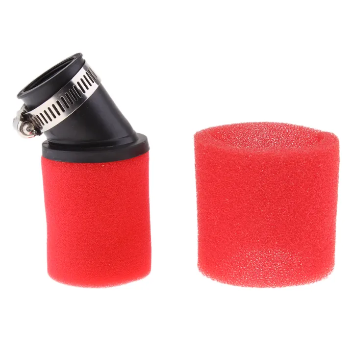 Red%2032mm%20Angle%20Bent%20Foam%20Air%20Filter%20Pod%20Cleaner%20For%2050cc%20110cc%20Pit%20Quad%20Dirt%20Bike%20Atv%20Buggy%20-%20Image%202