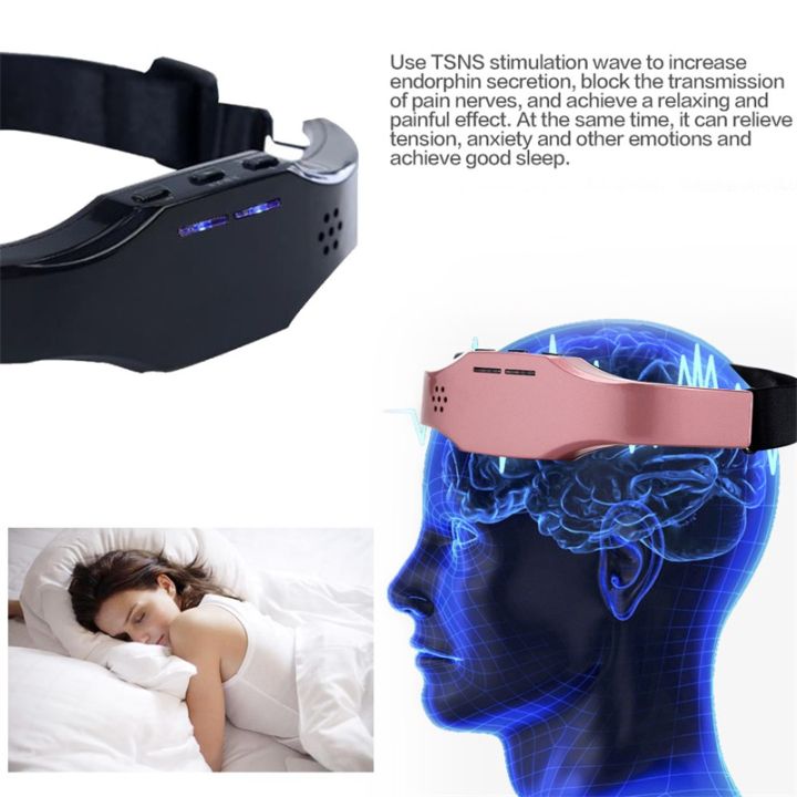 Waitz Naitz Electric Head Massager for Dizzy and Migraine Head Relief DevicHot Selling e Insomnia Release Headache Sleep Aid Release Stress Body Relax