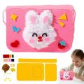 Cute Sewing Needle and Thread Painting DIY Embroidery Doll Set DIY Crafts Hand Puppet Making Cartoon Animal Felt Sewing Kit Sew Your Own Products Animal Dolls Crossstitching Kits Beginners. 