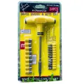 24pcs T Shape Screwdriver Set Batch Head Ratchet Pawl Socket / Socket & Bits. 