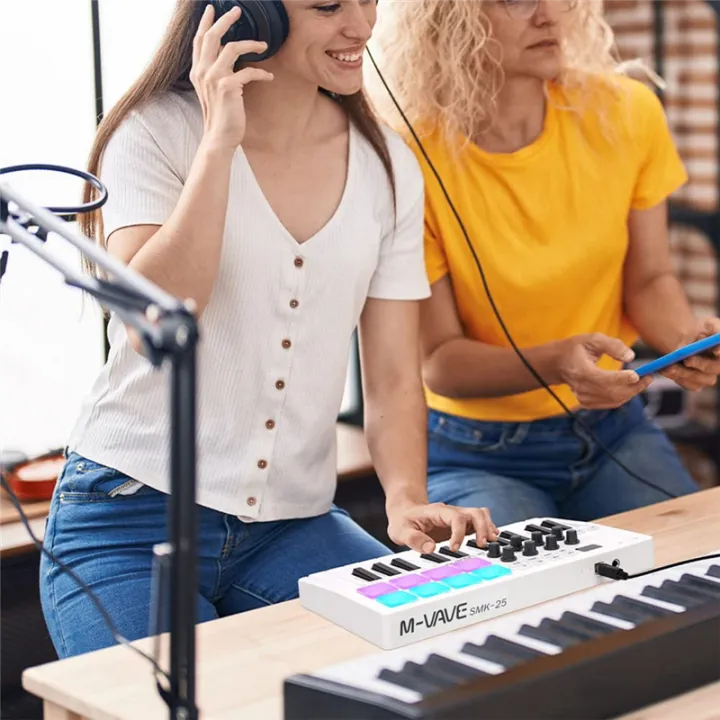 25-Key%20MIDI%20Keyboard%20Controller%20Intelligent%20Portable%20Composition%20Drum%20Pad%20Electronic%20Music%20Flute%20Controller%20Suitable,%20-%20Image%207