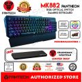 Fantech PANTHEON MK882 Customizeable Full Size Programmable Macro RGB Light Speed Optical Blue Switch Professional Gaming RGB Mechanical Keyboard. 