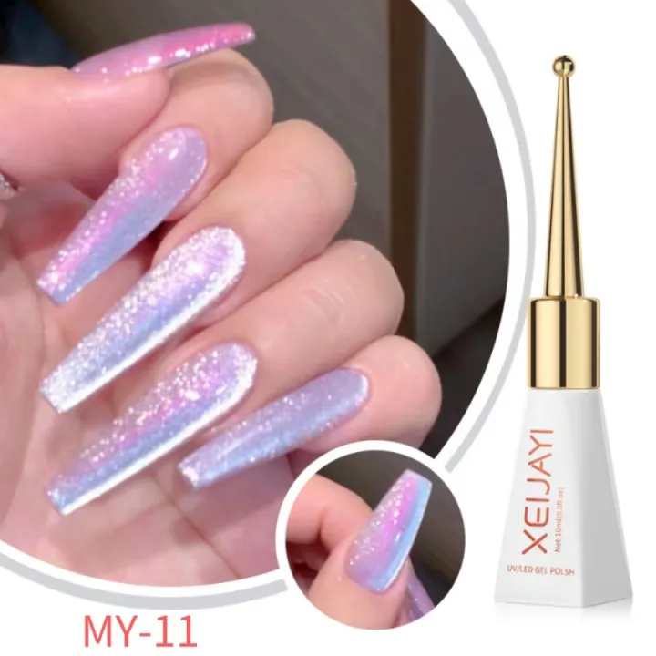 XEIJAYI%20Magnetic%20Gel%20Purple%20Color%20Reflective%20Glitter%20Cat%20Eye%20Gel%20Polish%20%EC%9E%90%EC%84%9D%EC%A0%A4%20Semi-permanent%20Nail%20Polish%20UV%20Venalisa%20for%20Manicure%20-%20Image%204